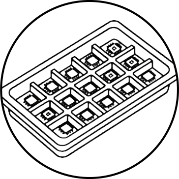 電子部品トレー