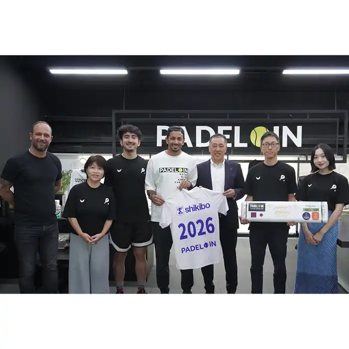 SHIKIBO LTD. proudly sponsors the 'shikibo CHALLENGER' padel tournament in Doha, Qatar.