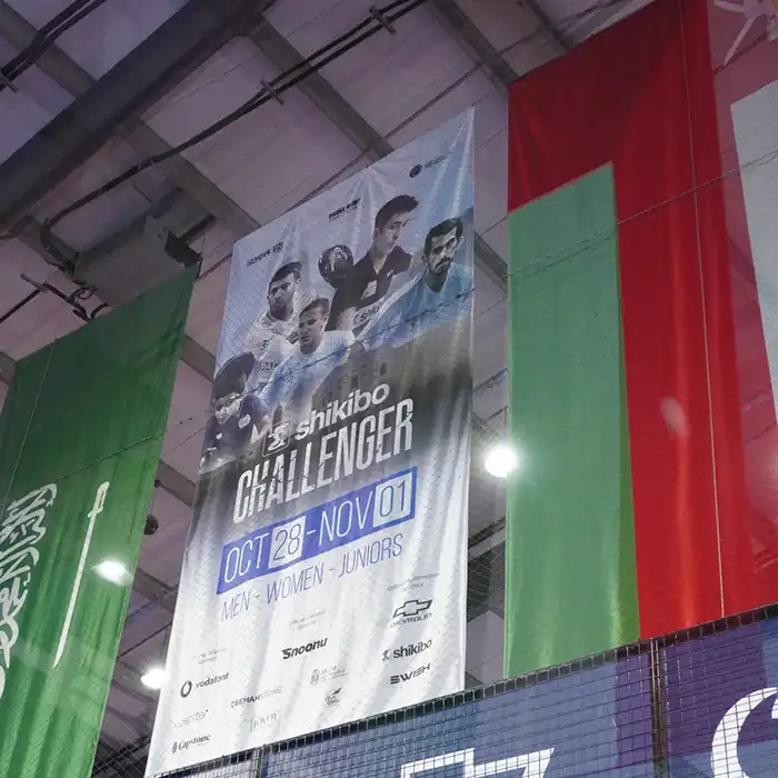 SHIKIBO LTD. proudly sponsors the 'shikibo CHALLENGER' padel tournament in Doha, Qatar.