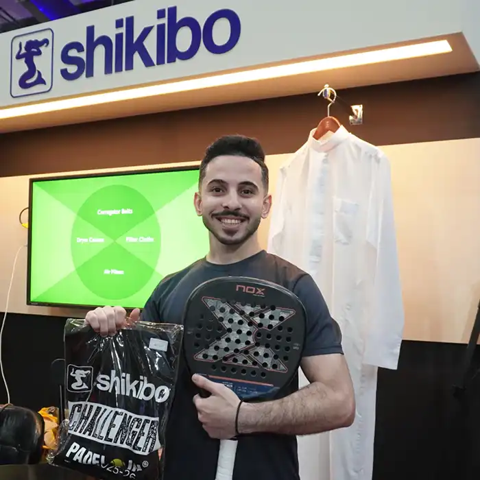 SHIKIBO LTD. proudly sponsors the 'shikibo CHALLENGER' padel tournament in Doha, Qatar.