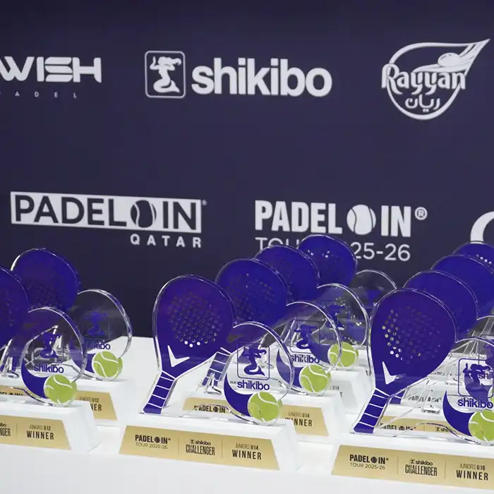 SHIKIBO LTD. proudly sponsors the 'shikibo CHALLENGER' padel tournament in Doha, Qatar.