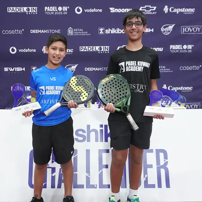 SHIKIBO LTD. proudly sponsors the 'shikibo CHALLENGER' padel tournament in Doha, Qatar.