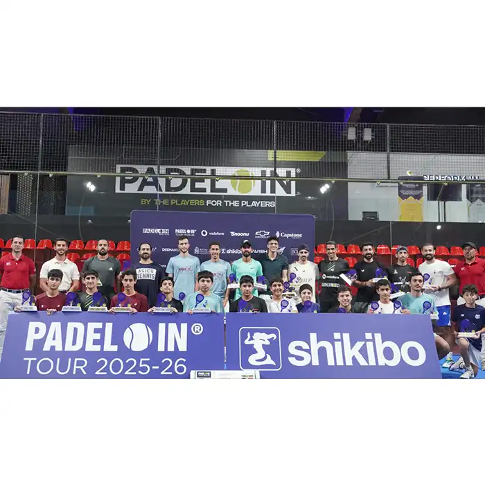 SHIKIBO LTD. proudly sponsors the 'shikibo CHALLENGER' padel tournament in Doha, Qatar.