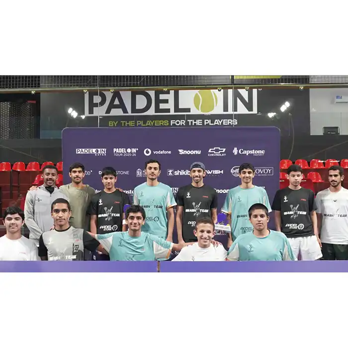 SHIKIBO LTD. proudly sponsors the 'shikibo CHALLENGER' padel tournament in Doha, Qatar.