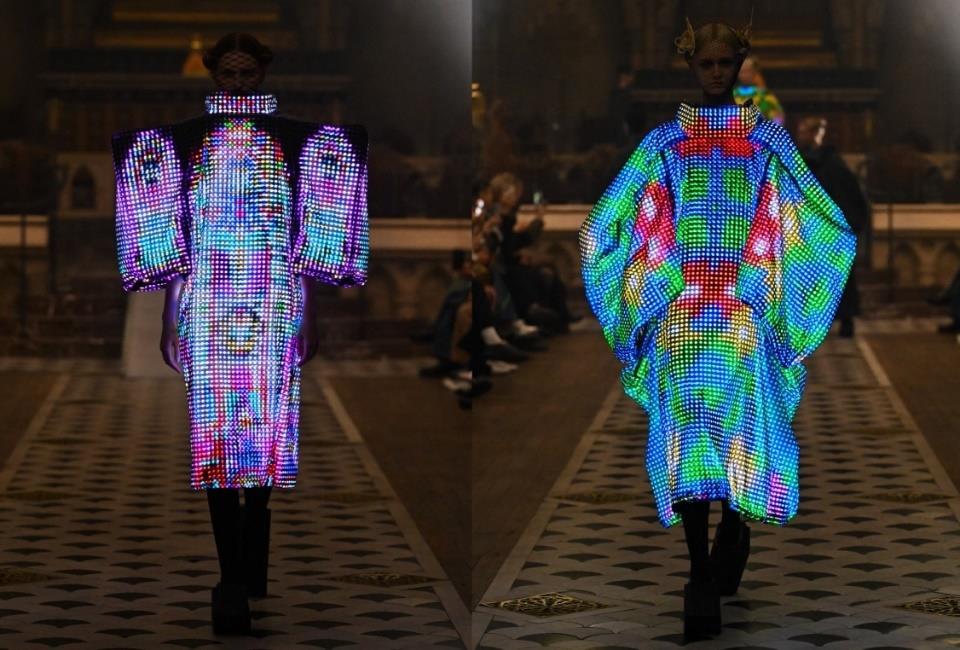 AZEKを使用したAUTUMN/WINTER 2025-26コレクションのルック（SCREENテーマ）