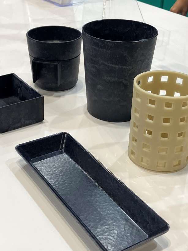 CottResinを使用して形成した製品サンプル
