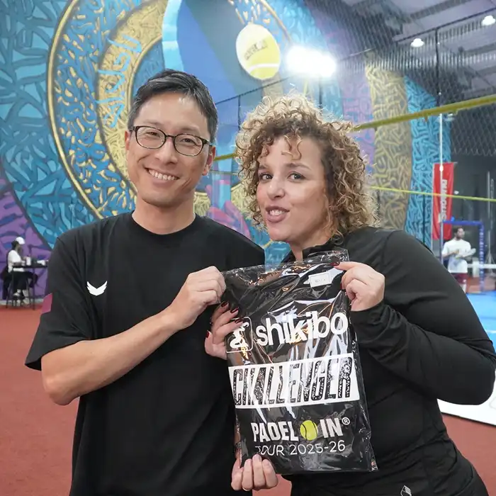 カタール・ドーハで協賛するパデル大会shikibo CHALLENGER（シキボウチャレンジャー）