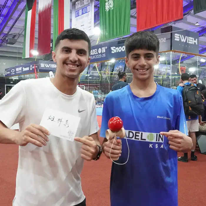 カタール・ドーハで協賛するパデル大会shikibo CHALLENGER（シキボウチャレンジャー）